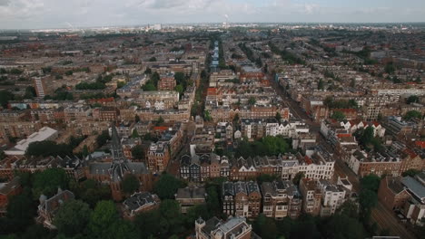 Amsterdamer-Luftpanorama-Niederlande