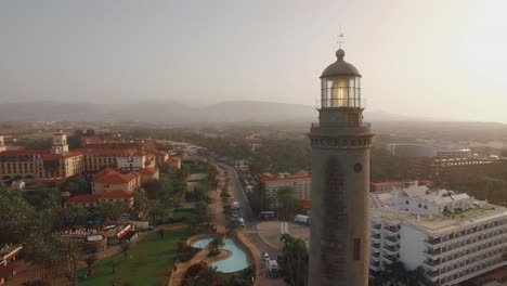 Faro-De-Maspalomas-En-La-Ciudad-Turística-De-Gran-Canaria