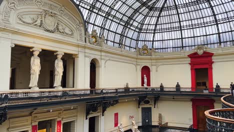 Panoramic-view-of-the-main-hall-of-the-National-Museum-of-Fine-Arts-in-Santiago