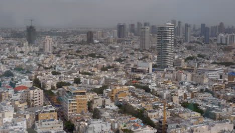 Architektur-Von-Tel-Aviv-Tagsüber-Stadtbild-Israel