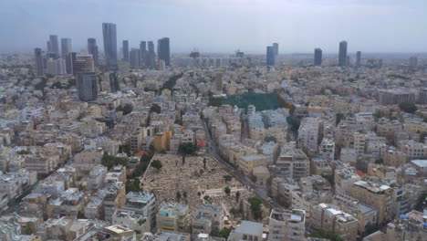 Luftbild-Der-Architektur-Von-Tel-Aviv-In-Israel