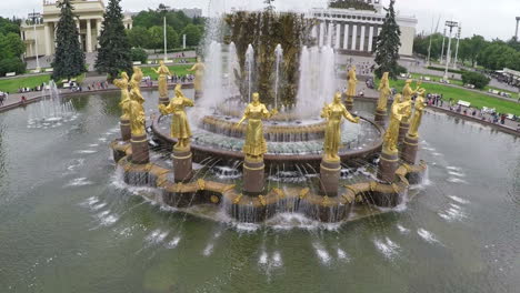 Flying-over-All-Russia-Exhibition-Centre-in-Moscow