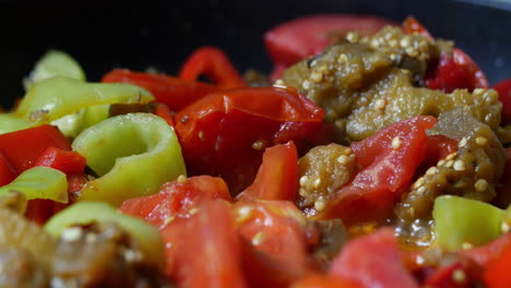 Close-up-vegetable-stew-being-bowled