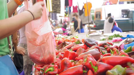 Choosing-Red-Peppers-at-Street-Stall