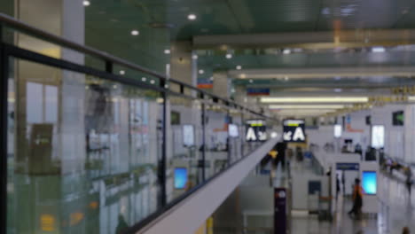 Timelapse-Del-Tráfico-De-Personas-En-El-Aeropuerto