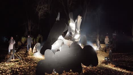 19-November-2023:-Arkadijas-Park-Riga,-Latvia-Garden-of-Light-Multimedia-Environmental-Light-Objects