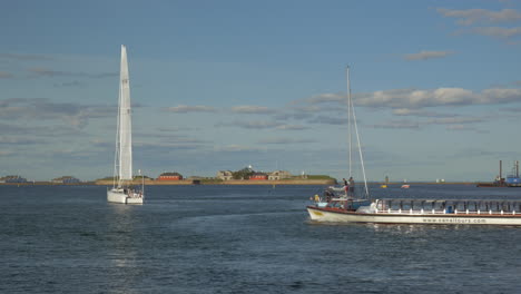 Wassertransportverkehr-Im-Hafen-Von-Kopenhagen