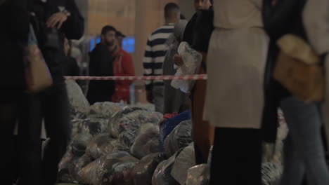 Clothing-collected-for-refugees-in-Europe