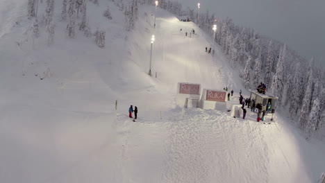 Ski-Slope-in-Ruka-Ski-Resort-Finland