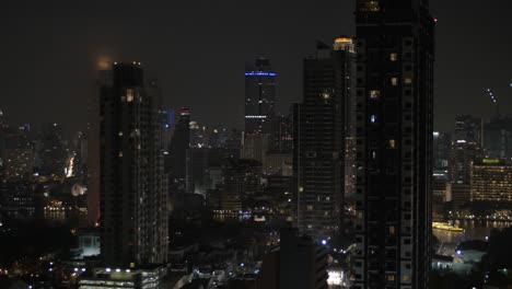 Panorama-Nocturno-De-La-Ciudad-De-Bangkok-Tailandia