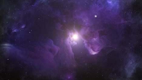 Nebulosa-Azul-Y-Estrellas-En-El-Universo-4k