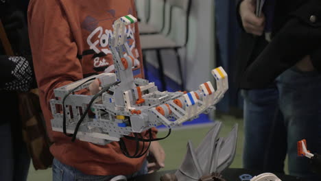 Electronic-prosthetic-arm-on-boy-hand