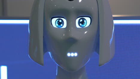 Head-of-woman-robot