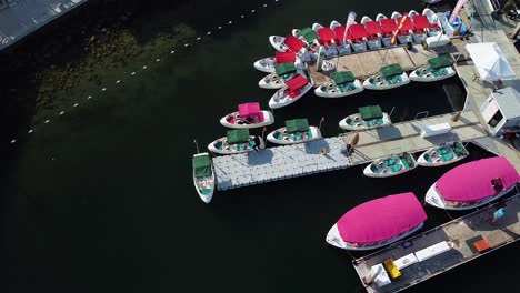 aerial-view-of-eco-boat-rentals-in-San-Diego-Bay
