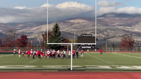 Torpfosten-Für-Football-Übungen-Der-Southern-Oregon-University