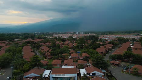 Luftaufnahme-über-Wohnhäusern-In-Jamundi