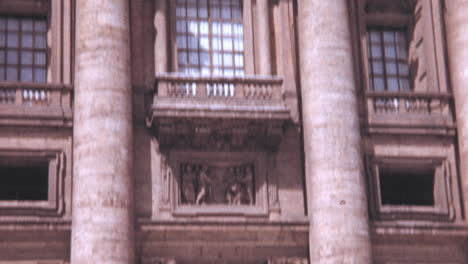 People-Leaving-Mass-in-Basilica-San-Pietro-in-Rome-Vatican-City-in-1960s