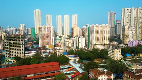 Vista-Aérea-De-La-Ciudad-De-Mumbai-Dji-Mini-3pro