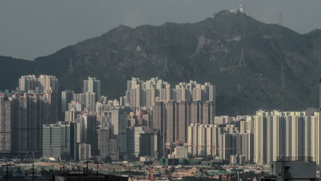 Timelapse-De-Zona-Residencial-En-Hong-Kong