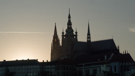 Toma-De-Lapso-De-Tiempo-De-La-Catedral-De-Los-Santos-Vito-Wenceslao-Y-Adalberto-Praga-República-Checa