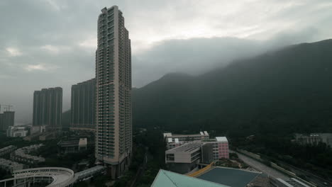 Timelapse-of-bad-weather-in-Hong-Kong