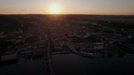 Vista-Aérea-De-Praga-Al-Atardecer-República-Checa