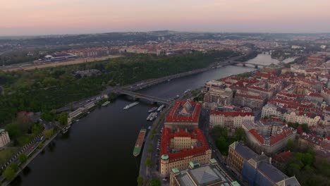 Prague-and-Vltava-river-aerial-view