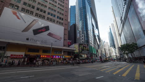 Timelapse-De-La-Calle-En-La-Jungla-De-Cemento-De-Hong-Kong