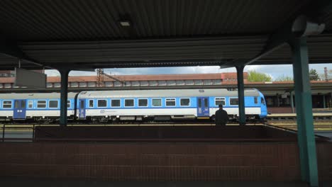 View-from-rail-train-that-departures-from-Pardubice-station-Vienna-Austria