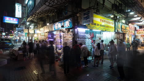 Timelapse-De-Personas-En-El-Mercado-De-Pescado-De-Hong-Kong