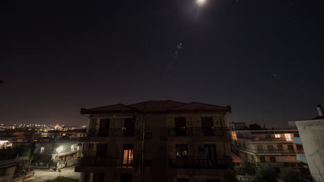 Timelapse-De-La-Noche-En-La-Ciudad