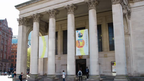 Manchester,UK---4-May-2017:-Exterior-Of-The-Manchester-Art-Gallery