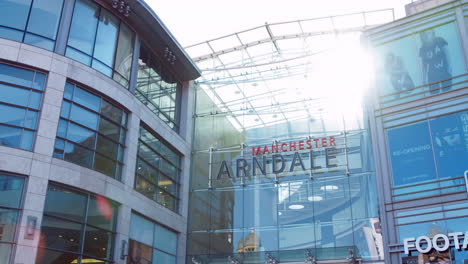 Manchester,UK---4-May-2017:-Exterior-Of-The-Arndale-Shopping-Centre-In-Manchester-UK