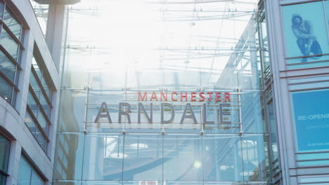 Manchester,UK---4-May-2017:-Exterior-Of-The-Arndale-Shopping-Centre-In-Manchester-UK