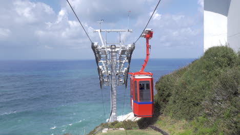 Funicular-ride-in-Rosh-Hanikra