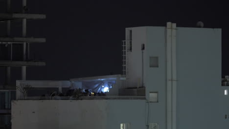 Night-party-on-the-rooftop-in-Tel-Aviv-Israel