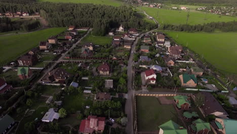 Flug-über-Die-Landschaft-In-Russland