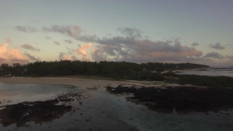 Flying-from-island-edge-to-deep-ocean-Mauritius