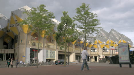 View-of-Cube-Houses-Rotterdam-Netherlands