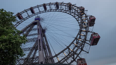 View-of-the-ferris-wheel-from-the-ground-Vienna-Austria
