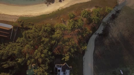 Aerial-view-of-coast-line-of-Mauritius-Island