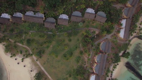 Vista-Aérea-De-La-Costa-Y-El-Distrito-De-Hoteles-De-La-Isla-Mauricio.