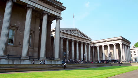 Londres---Mayo-De-2017:-El-Museo-Británico,-Great-Russell-Street,-Londres,-Wc1,-Vista-Lateral