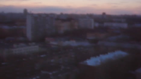 Retro-Stil-Video-Der-Moskauer-Stadtlandschaft-Am-Abend-Russland