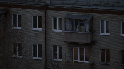 Brick-apartment-building-facade