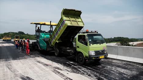 Process-asphalting-road-construction-infrastructure
