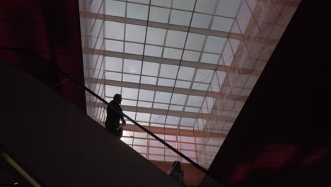 Escalator-with-people-in-shopping-mall