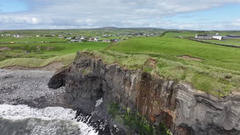 Drone-Shot-of-Ocean-Cliff