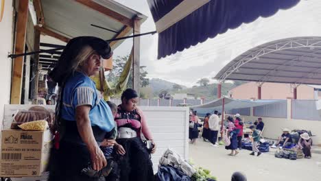 Alte-Mexikanische-Frau-In-Traditioneller-Kleidung-In-Einem-Abgelegenen-Dorf-Auf-Dem-Lokalen-Lebensmittelmarkt-In-Chiapas