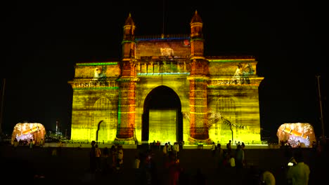 Mumbai-Puerta-De-Entrada-De-La-India-Noche-4k-Maharashtra